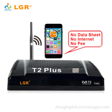 2018 new wifi transmitter tv-receiver t2plus dvb-t2